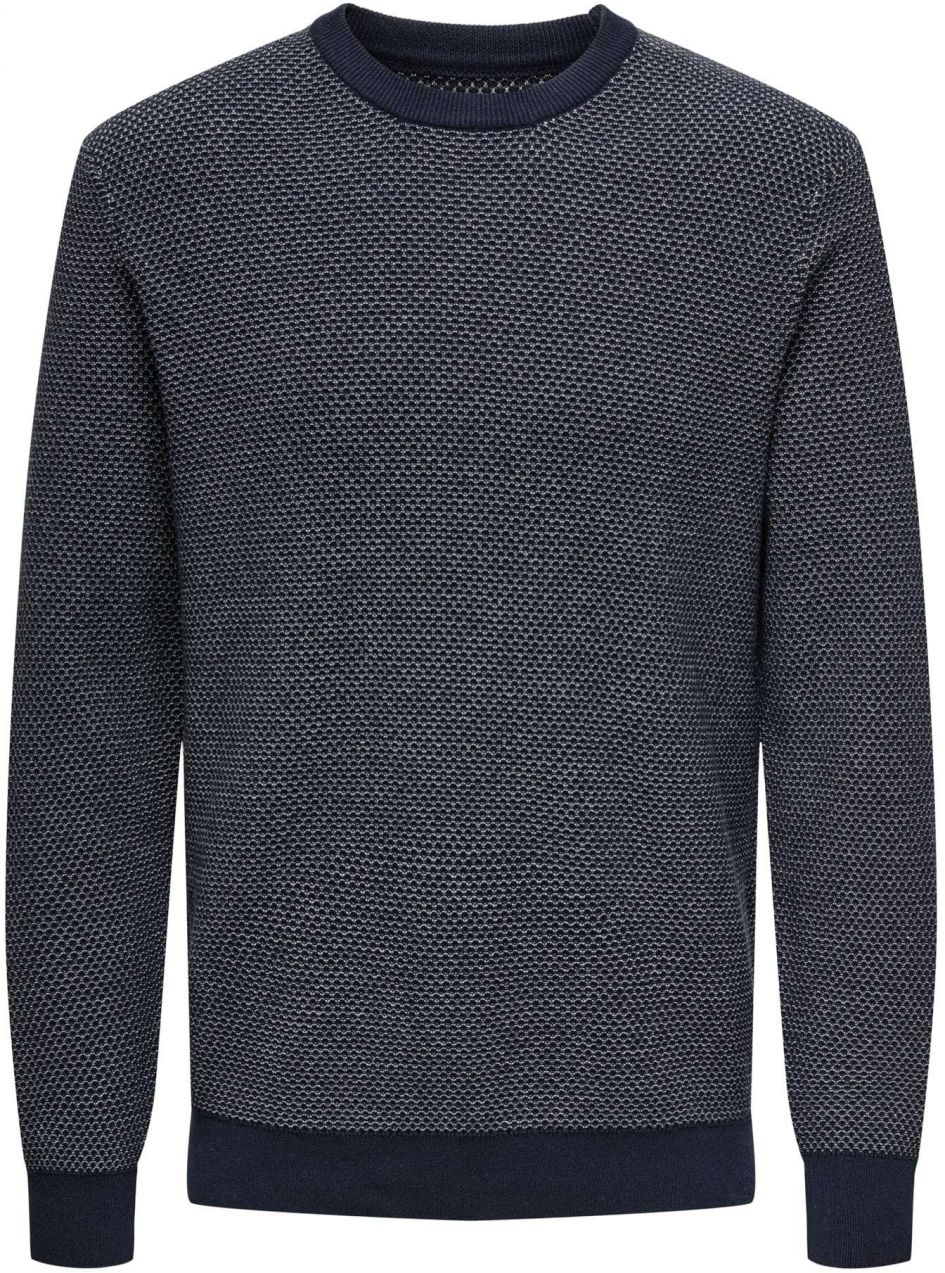 Only & Sons Sveter 'ONSMORGAN'  námornícka modrá