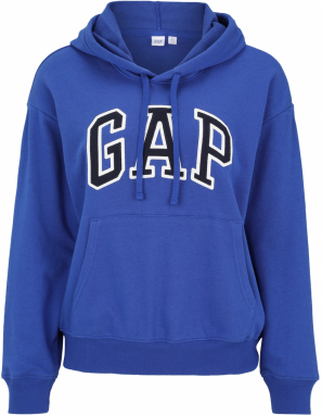 Gap Petite Mikina 'HERITAGE'  modrá / čierna / biela