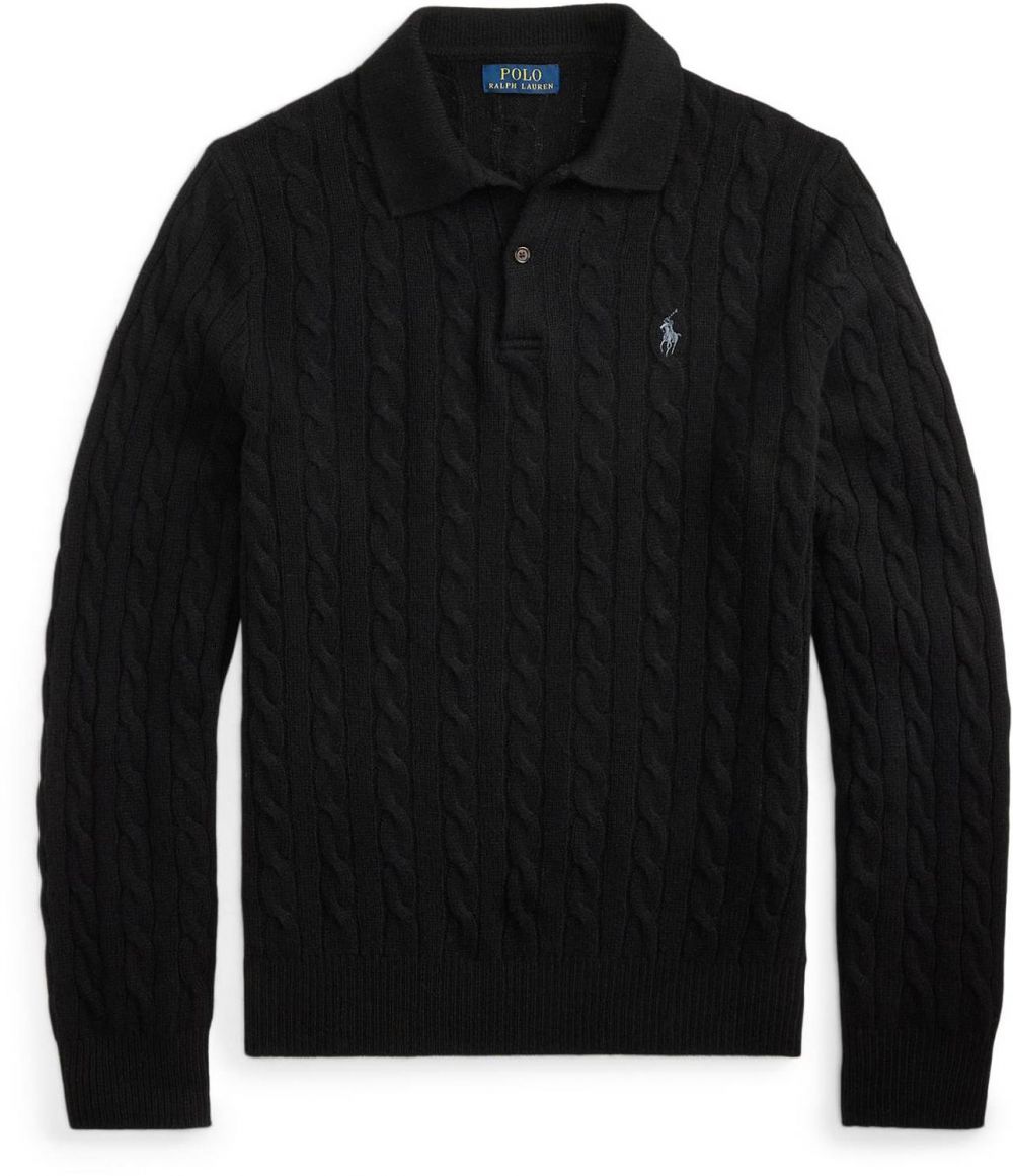 Polo Ralph Lauren Sveter  svetlosivá / čierna