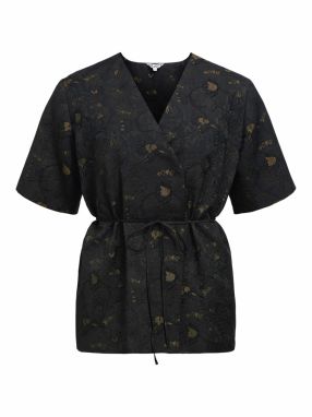 OBJECT Kimono 'OBJLOVIA'  hnedá / čierna