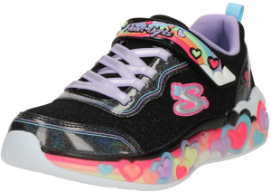 SKECHERS Tenisky 'ETERNAL HEART LIGHTS'  levanduľová / ružová / čierna / strieborná