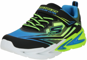SKECHERS Tenisky 'FLEX-GLOW ULTRA'  modrá / zelená / čierna