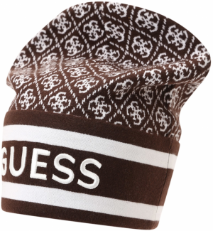 GUESS Čiapky  koňaková / biela