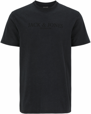 Jack & Jones Plus Tričko 'JPRBLULUCA'  námornícka modrá / čierna