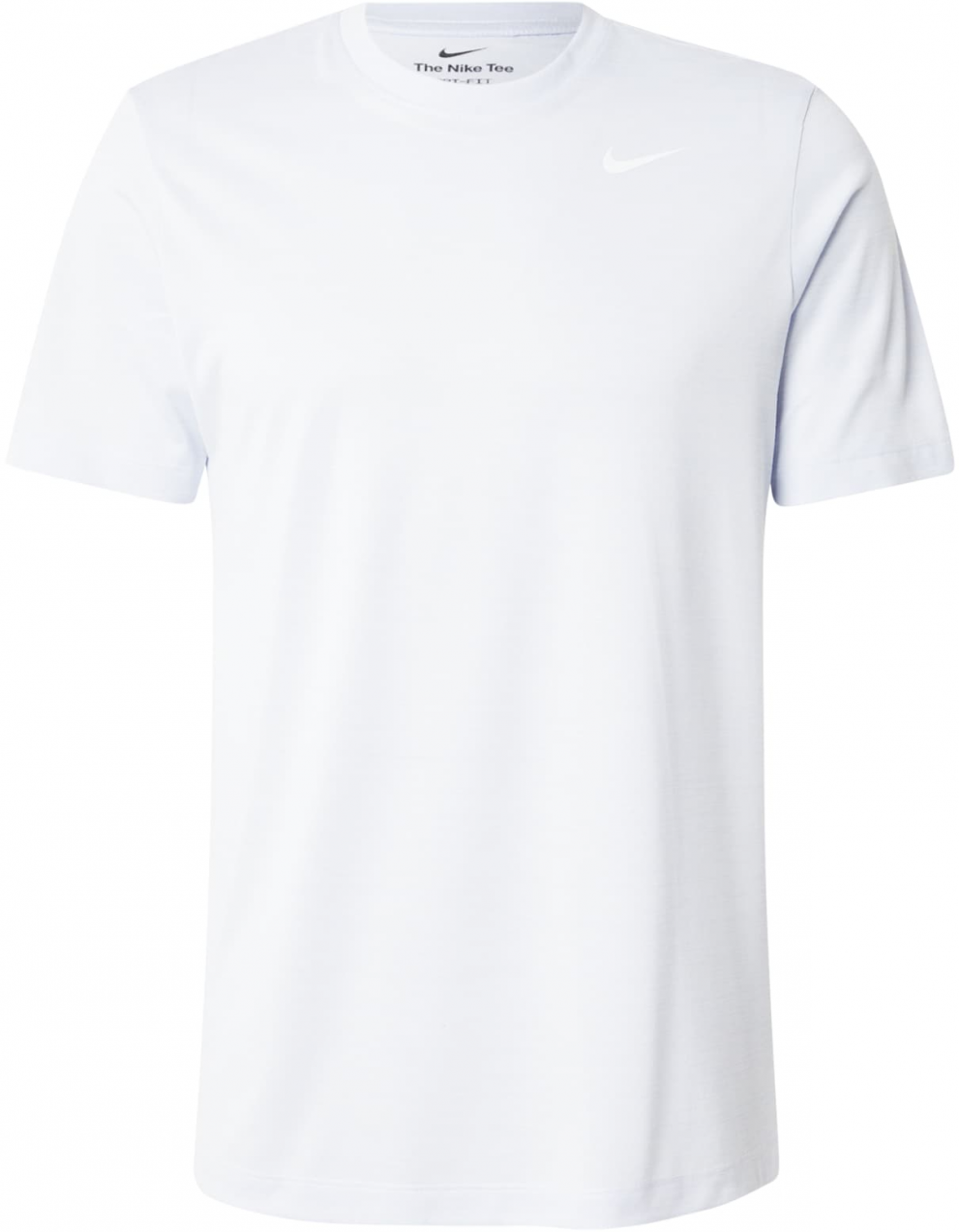 NIKE Funkčné tričko  svetlosivá / biela