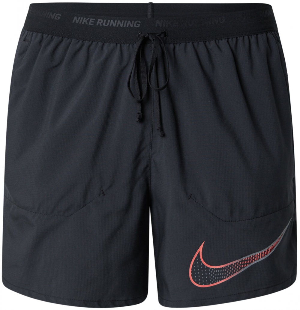 NIKE Športové nohavice 'Energy'  sivá / oranžová / marhuľová / čierna