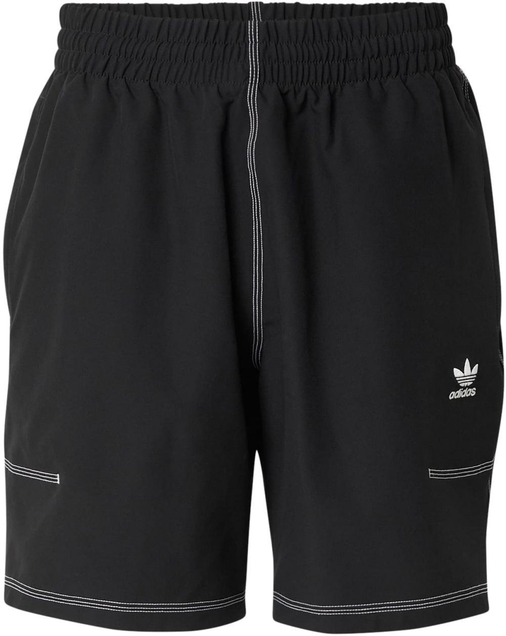 ADIDAS ORIGINALS Nohavice 'Essentials'  čierna / biela