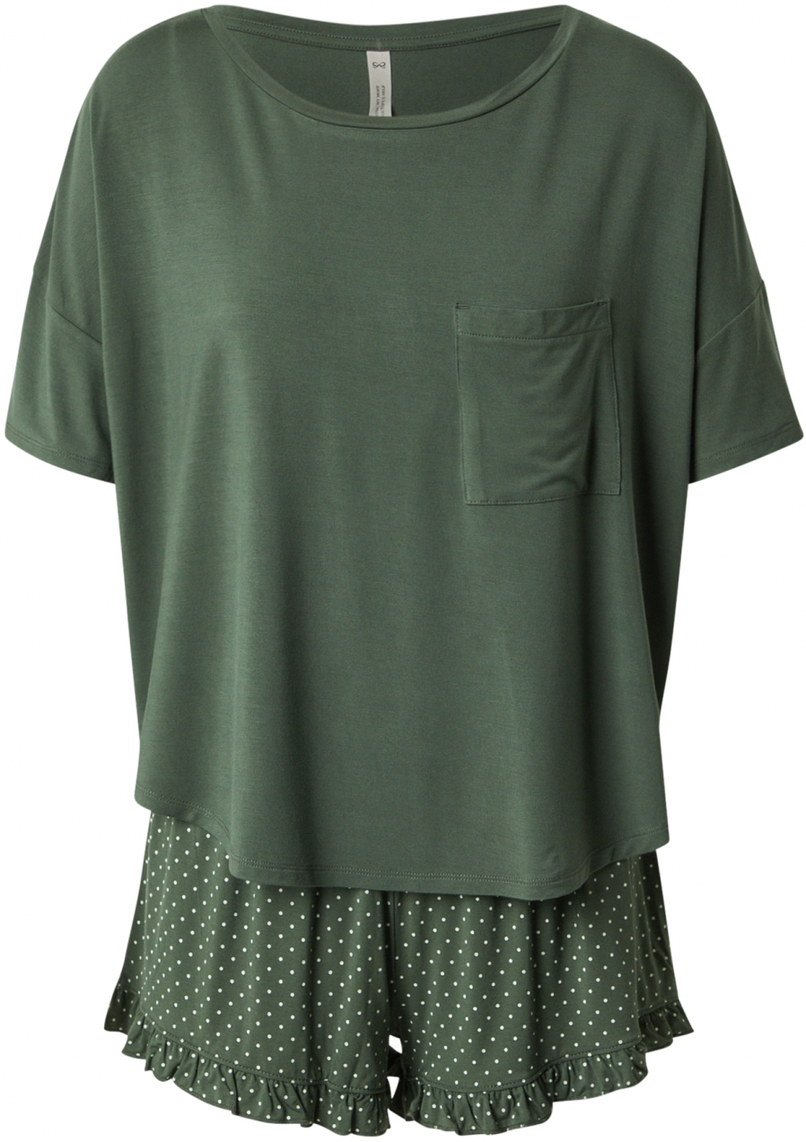 Hunkemöller Kraťasy  zelená / biela