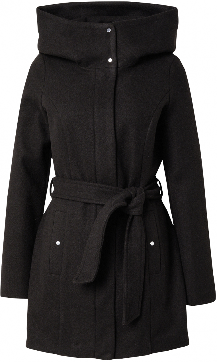 VERO MODA Prechodný kabát  čierna