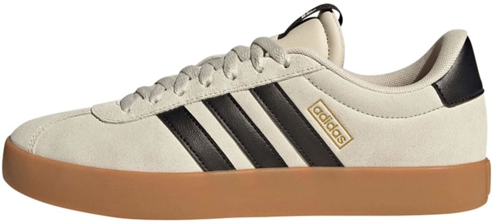ADIDAS SPORTSWEAR Nízke tenisky 'VL Court 3.0'  béžová / zlatá / čierna