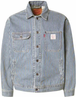 LEVI'S ® Prechodná bunda 'Sunrise Trucker Jacket'  modrosivá / biela