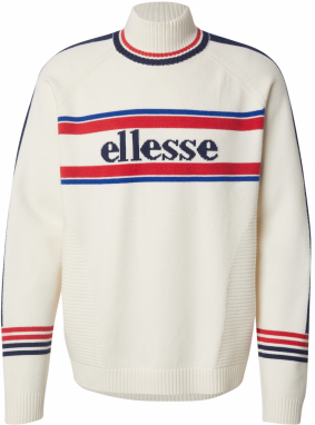 ELLESSE Sveter  námornícka modrá / tmavomodrá / jasne červená / šedobiela