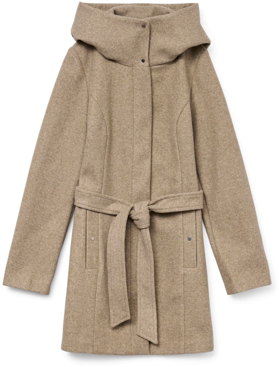 VERO MODA Prechodný kabát  svetlohnedá