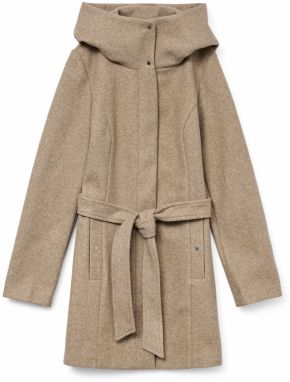 VERO MODA Prechodný kabát  svetlohnedá