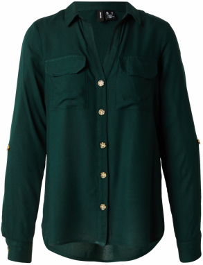 VERO MODA Blúzka 'VMBumpy'  smaragdová