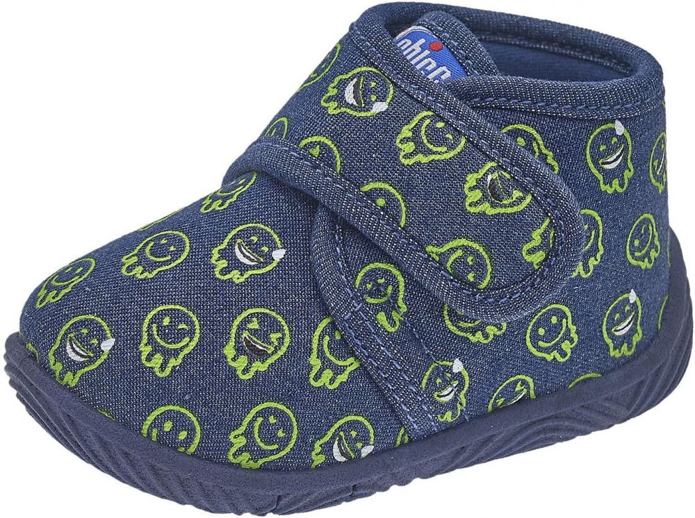 Chicco Papuče 'Tofu'  modrá denim / neónovo zelená