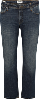 Jack & Jones Plus Džínsy 'JJIMIKE JJORIGINAL'  tmavomodrá