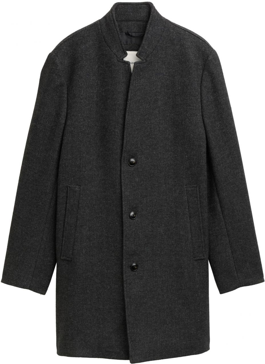 TOM TAILOR DENIM Prechodný kabát  antracitová / tmavosivá