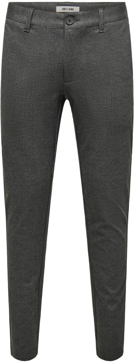 Only & Sons Chino nohavice 'ONSMark'  čierna melírovaná