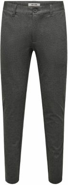 Only & Sons Chino nohavice 'ONSMark'  čierna melírovaná