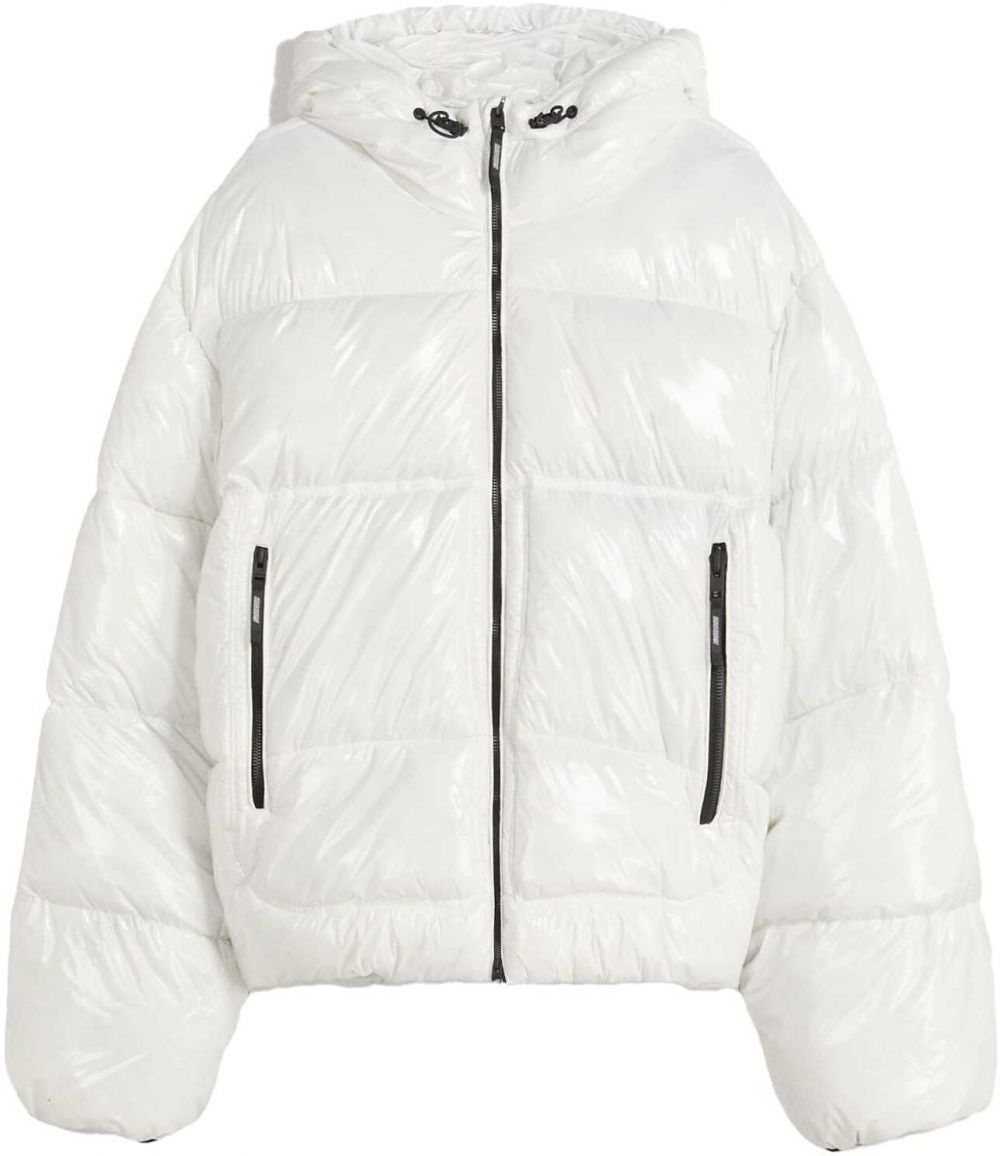 Bershka Zimná bunda  biela