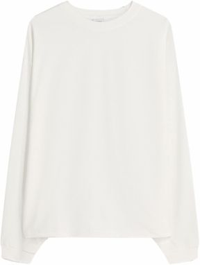 Bershka Tričko  šedobiela