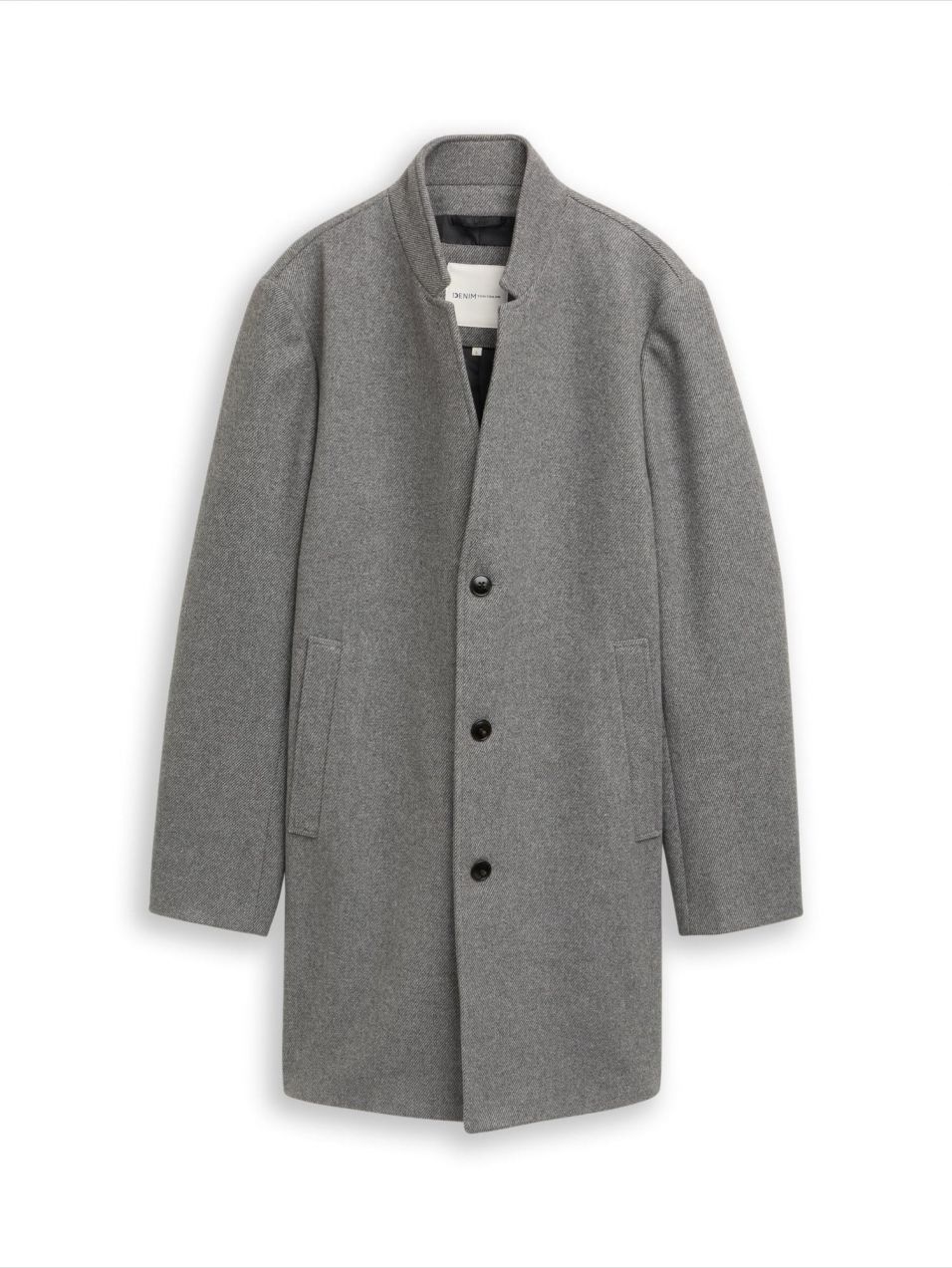 TOM TAILOR DENIM Prechodný kabát  sivá