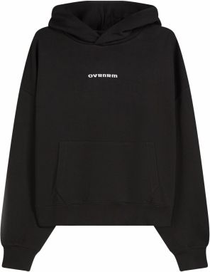 Bershka Mikina  čierna / biela