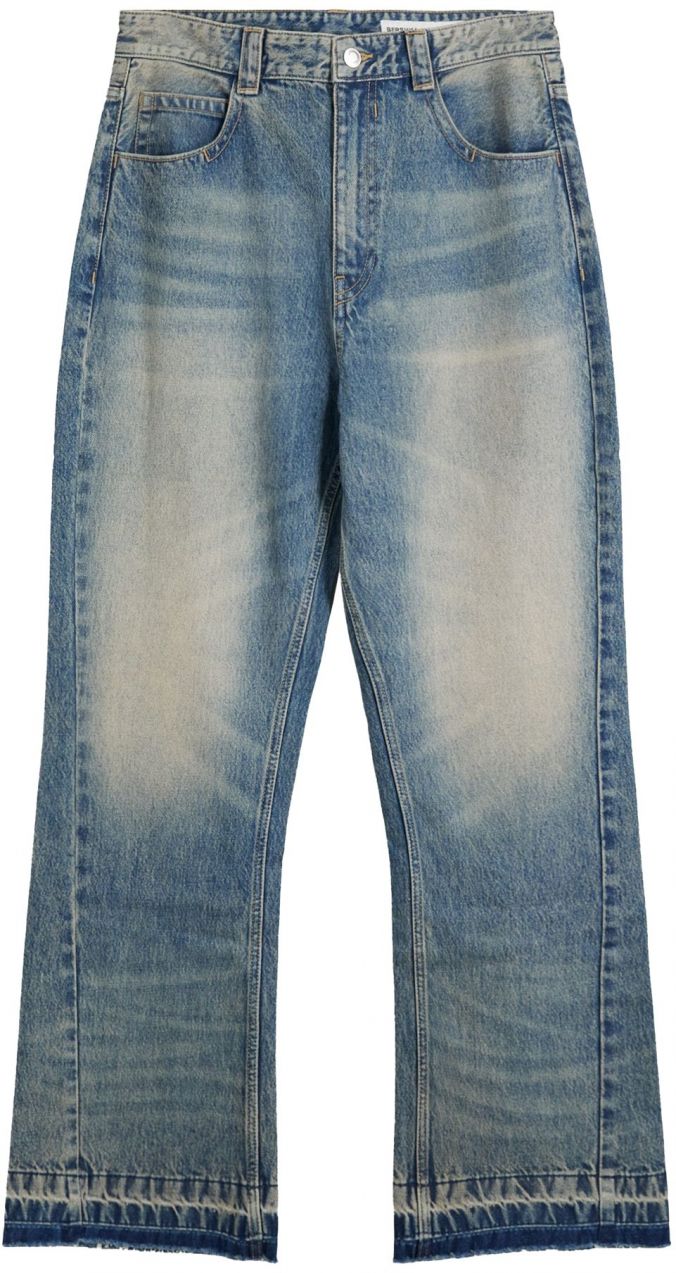 Bershka Džínsy  modrá denim