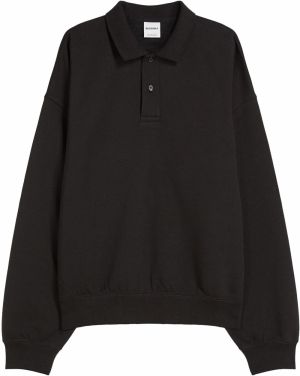 Bershka Mikina  čierna