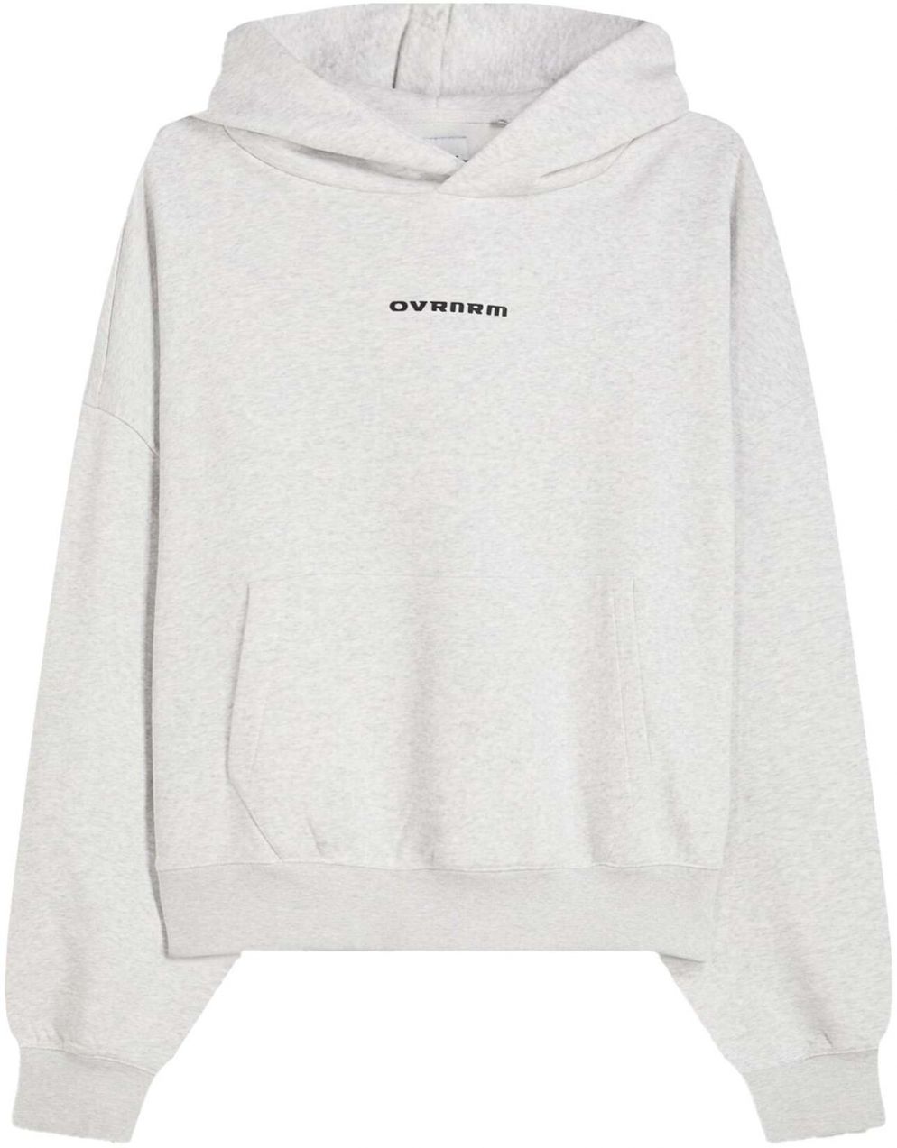 Bershka Mikina  svetlosivá / čierna
