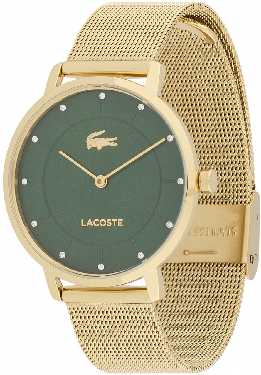 LACOSTE Analógové hodinky 'Crocorigin'  zlatá
