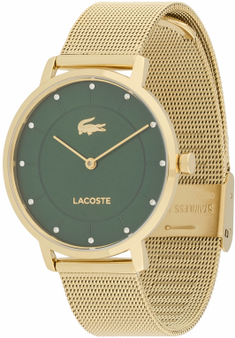 LACOSTE Analógové hodinky 'Crocorigin'  zlatá