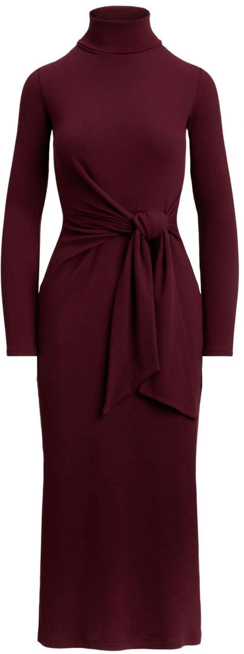 Lauren Ralph Lauren Šaty 'VAUREEN'  tmavočervená