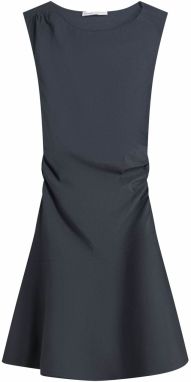 Bershka Šaty  tmavomodrá