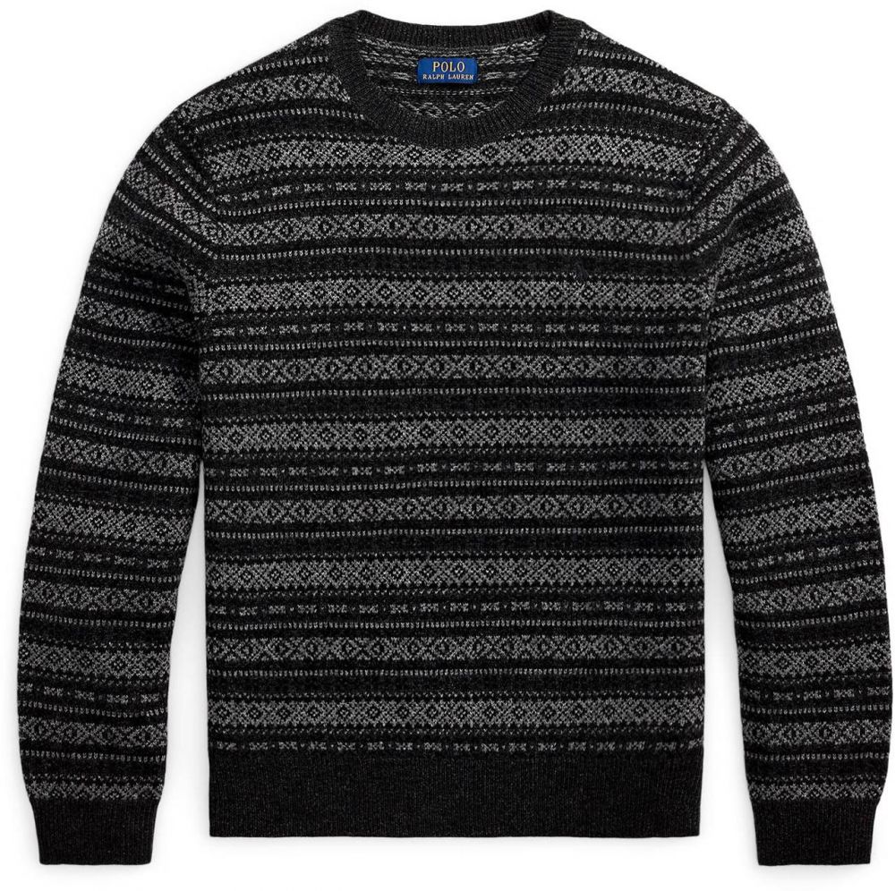 Polo Ralph Lauren Sveter  antracitová / svetlosivá