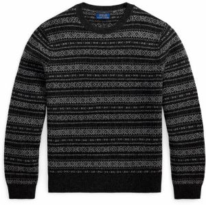 Polo Ralph Lauren Sveter  antracitová / svetlosivá