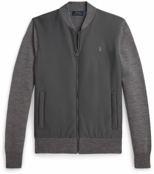 Polo Ralph Lauren Kardigán  tmavosivá / sivá melírovaná