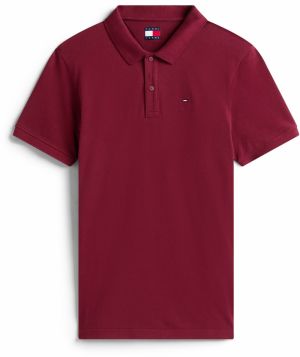 Tommy Jeans Tričko  bordová