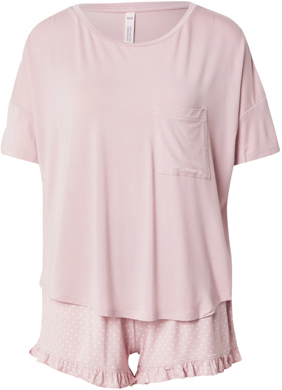 Hunkemöller Pyžamo  ružová / biela