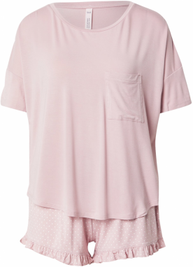 Hunkemöller Pyžamo  ružová / biela