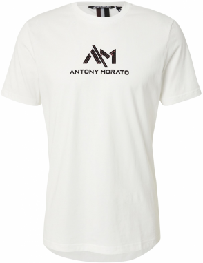 ANTONY MORATO Tričko  svetlobéžová / melónová / čierna