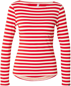 Blutsgeschwister Tričko 'Sweet Sailorette'  červená / biela