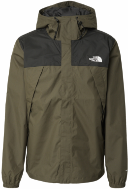 THE NORTH FACE Outdoorová bunda 'ANTORA'  jedľová / čierna / biela