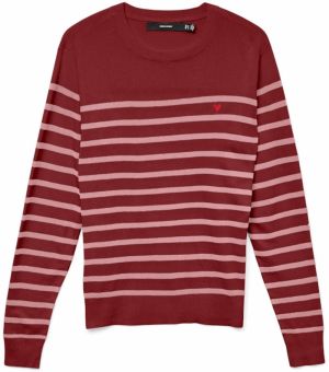 VERO MODA Sveter 'VMDORY'  ružová / vínovo červená