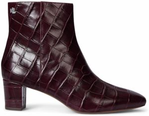 Lauren Ralph Lauren Členkové čižmy 'DEMI'  merlotová