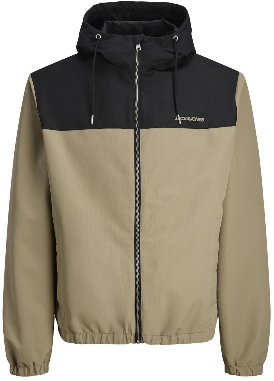 JACK & JONES Prechodná bunda 'JJELEGACY'  kaki / čierna
