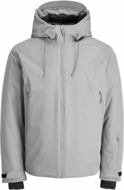 JACK & JONES Prechodná bunda 'JCOFUSION'  sivá