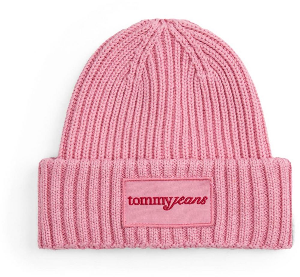Tommy Jeans Čiapky  ružová / červená