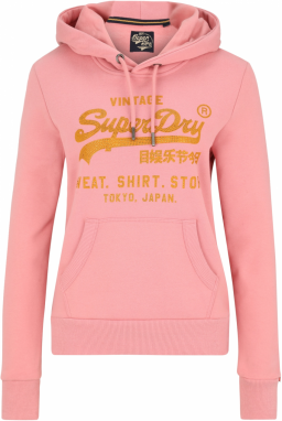 Superdry Mikina  zlatá žltá / staroružová